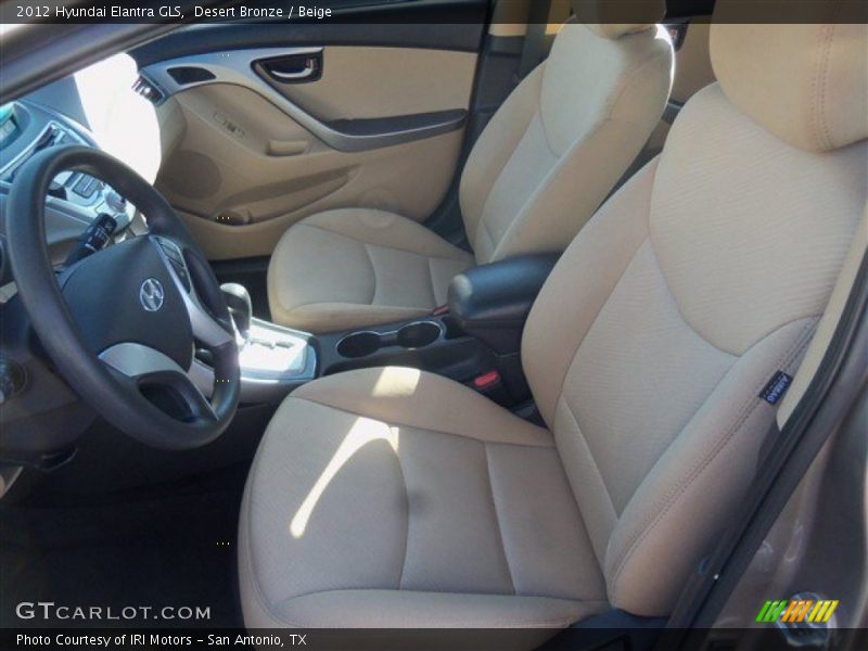 Desert Bronze / Beige 2012 Hyundai Elantra GLS