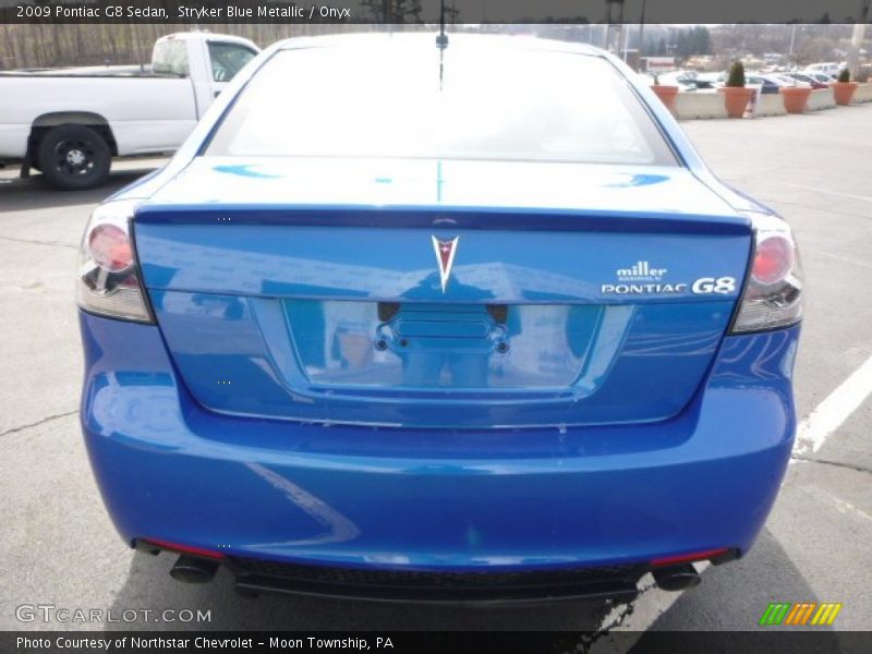 Stryker Blue Metallic / Onyx 2009 Pontiac G8 Sedan