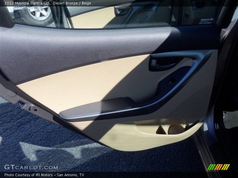 Desert Bronze / Beige 2012 Hyundai Elantra GLS