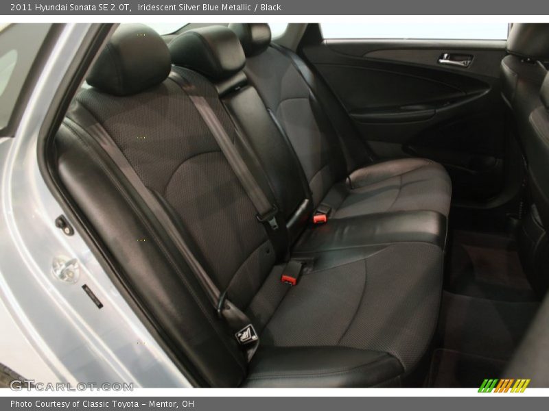 Iridescent Silver Blue Metallic / Black 2011 Hyundai Sonata SE 2.0T