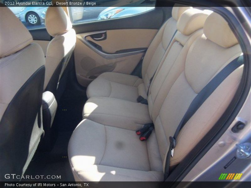 Desert Bronze / Beige 2012 Hyundai Elantra GLS