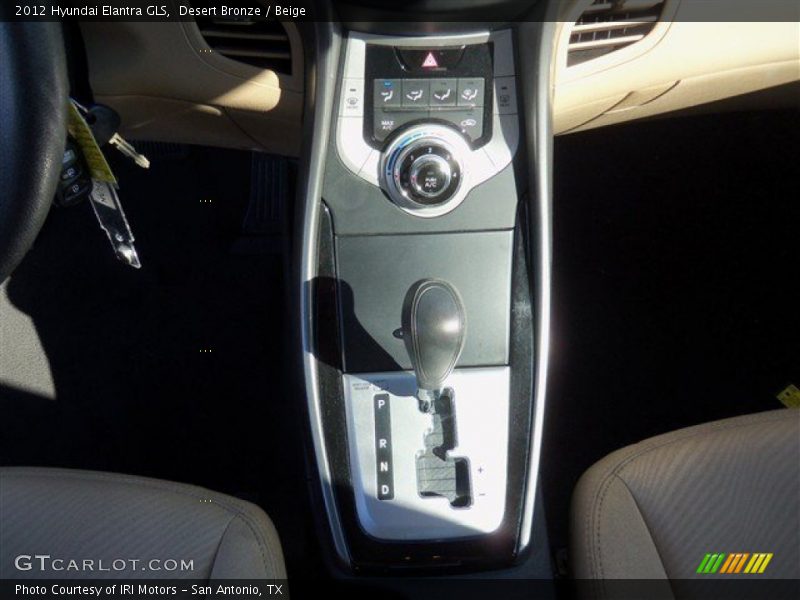 Desert Bronze / Beige 2012 Hyundai Elantra GLS