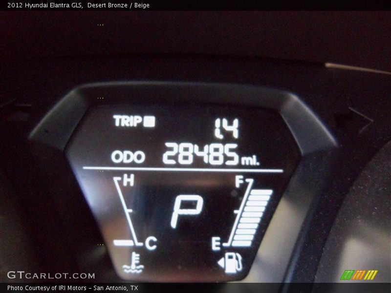 Desert Bronze / Beige 2012 Hyundai Elantra GLS