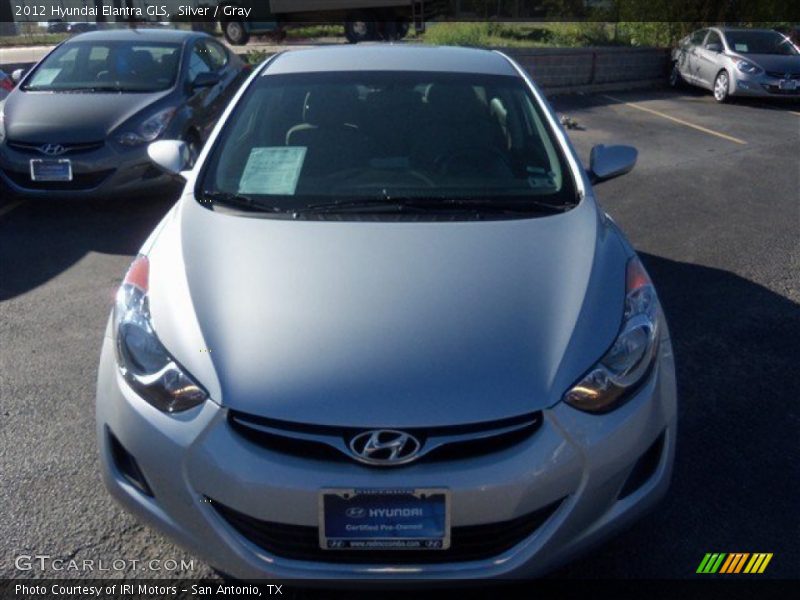 Silver / Gray 2012 Hyundai Elantra GLS