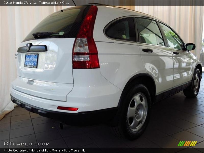 Taffeta White / Gray 2010 Honda CR-V LX