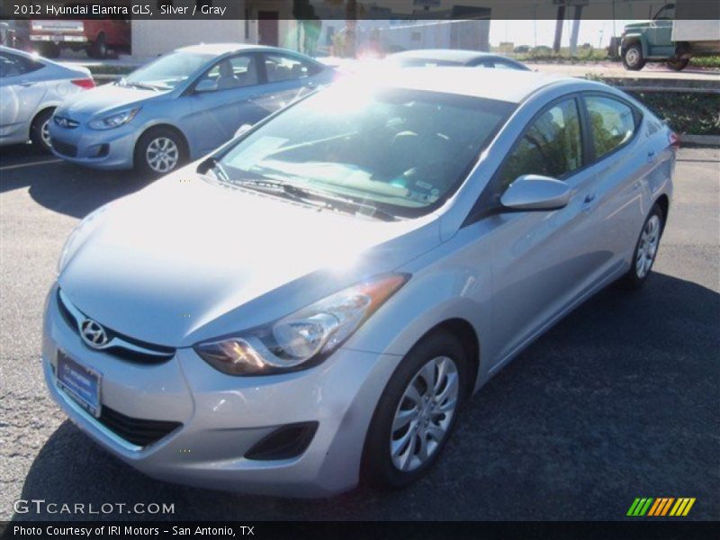 Silver / Gray 2012 Hyundai Elantra GLS