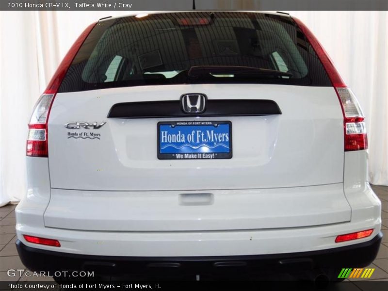 Taffeta White / Gray 2010 Honda CR-V LX