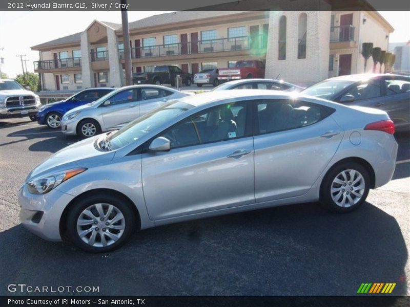 Silver / Gray 2012 Hyundai Elantra GLS