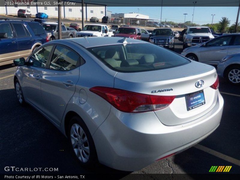 Silver / Gray 2012 Hyundai Elantra GLS