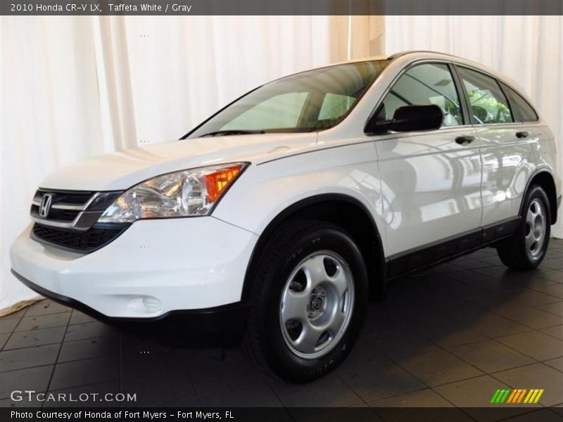 Taffeta White / Gray 2010 Honda CR-V LX