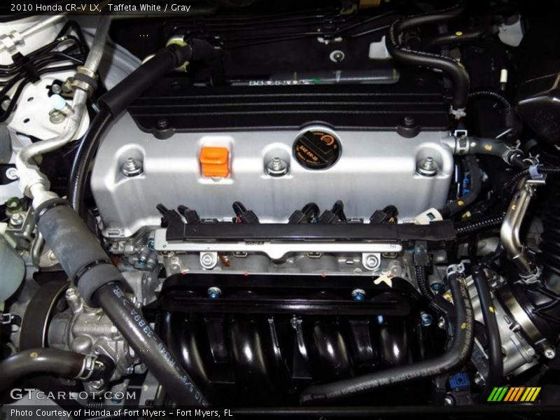 Taffeta White / Gray 2010 Honda CR-V LX