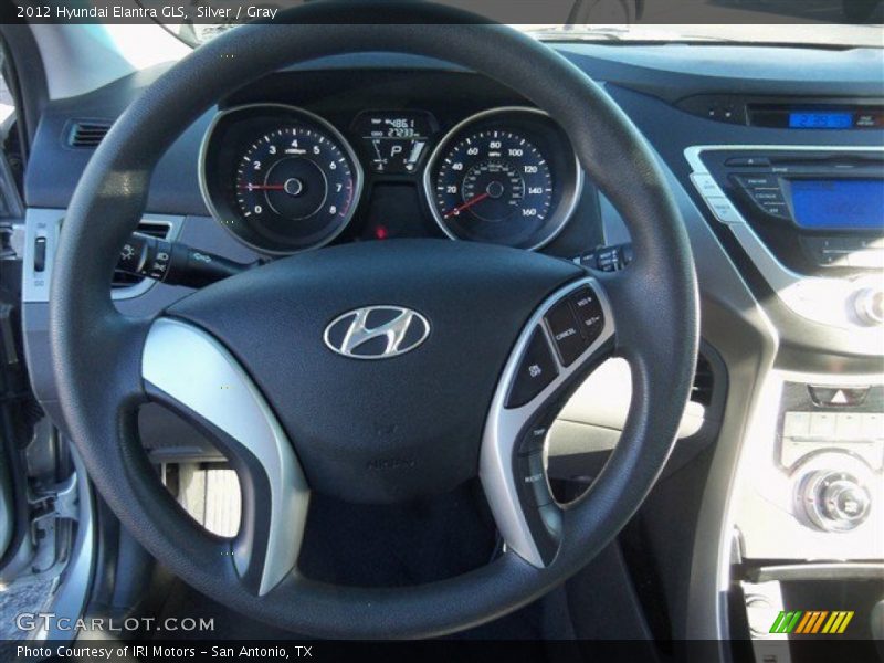 Silver / Gray 2012 Hyundai Elantra GLS