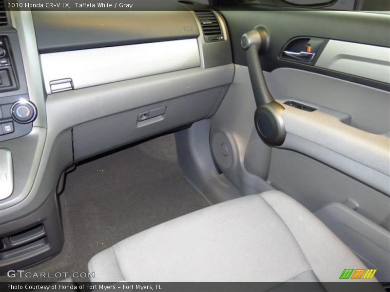 Taffeta White / Gray 2010 Honda CR-V LX
