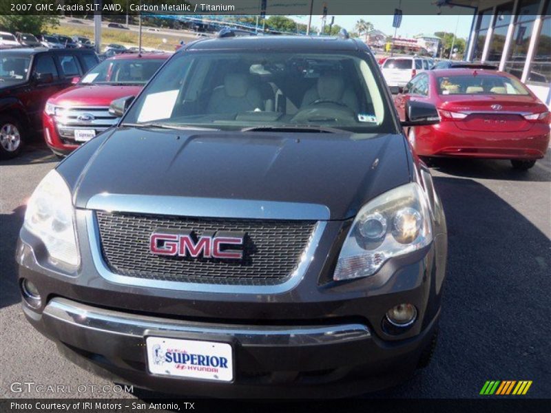 Carbon Metallic / Titanium 2007 GMC Acadia SLT AWD