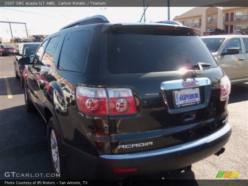 Carbon Metallic / Titanium 2007 GMC Acadia SLT AWD