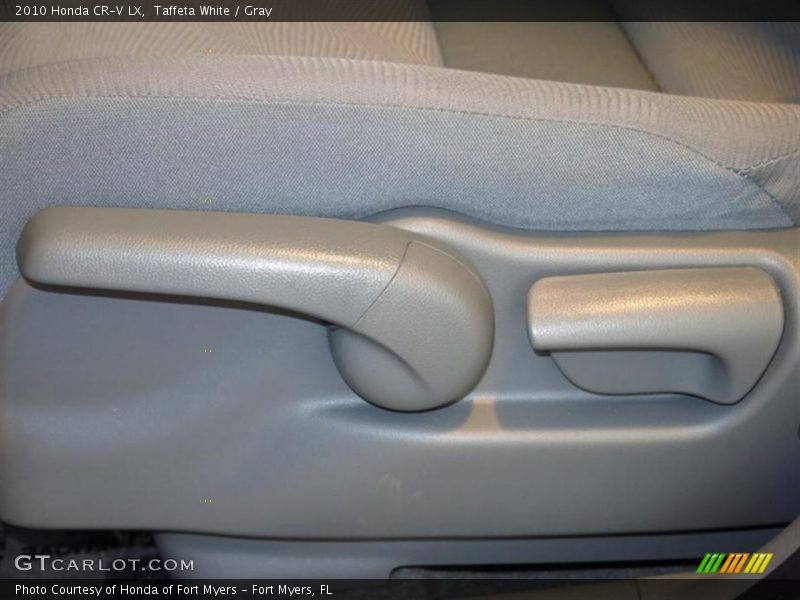 Taffeta White / Gray 2010 Honda CR-V LX