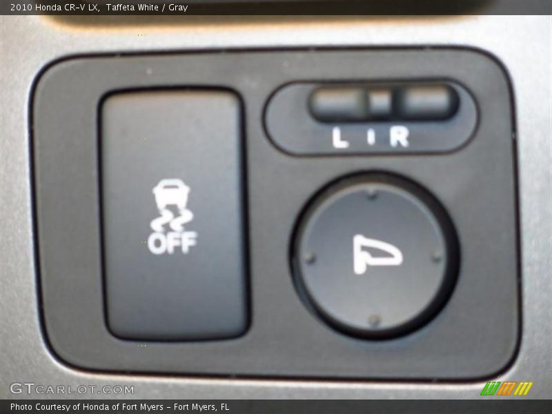 Taffeta White / Gray 2010 Honda CR-V LX