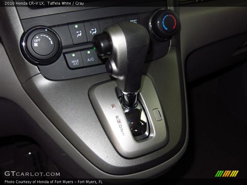Taffeta White / Gray 2010 Honda CR-V LX