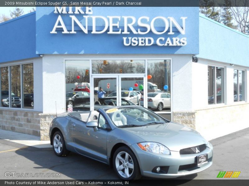 Satin Meisai Gray Pearl / Dark Charcoal 2009 Mitsubishi Eclipse Spyder GS