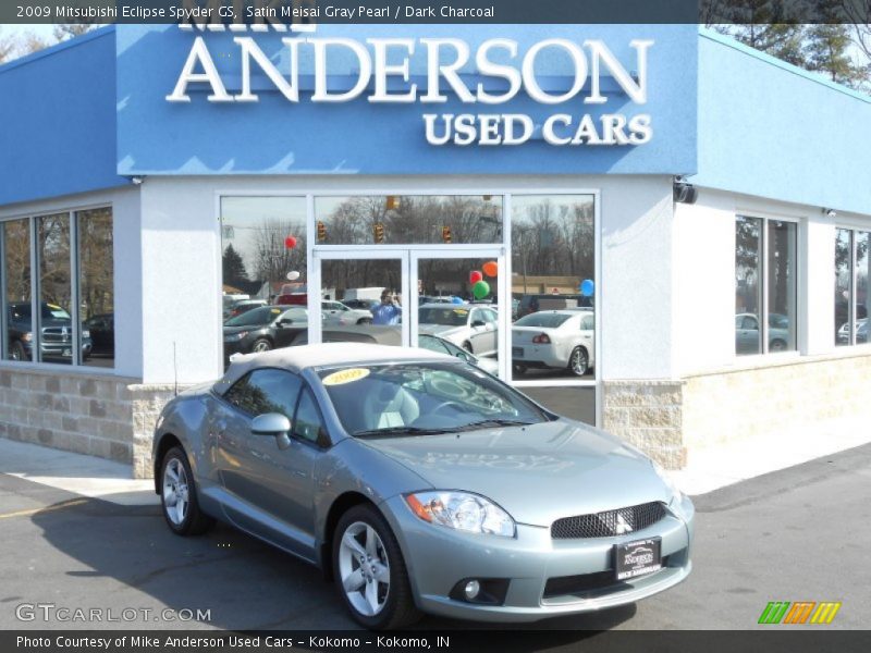 Satin Meisai Gray Pearl / Dark Charcoal 2009 Mitsubishi Eclipse Spyder GS