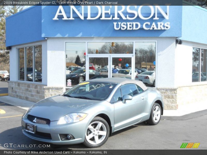 Satin Meisai Gray Pearl / Dark Charcoal 2009 Mitsubishi Eclipse Spyder GS