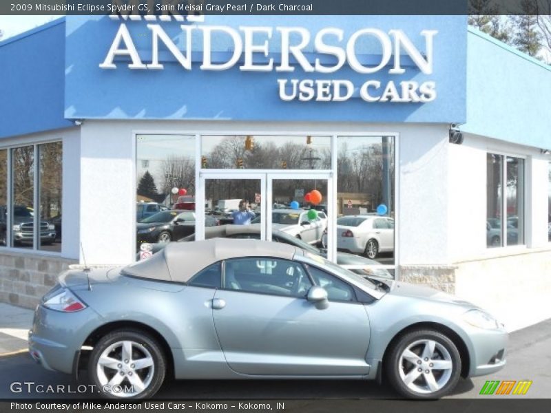 Satin Meisai Gray Pearl / Dark Charcoal 2009 Mitsubishi Eclipse Spyder GS
