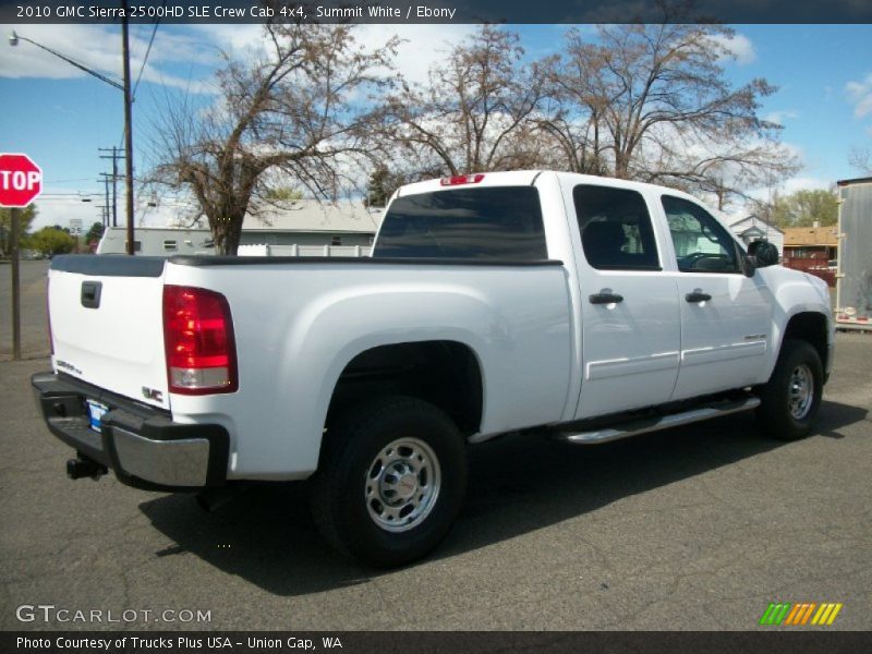 Summit White / Ebony 2010 GMC Sierra 2500HD SLE Crew Cab 4x4
