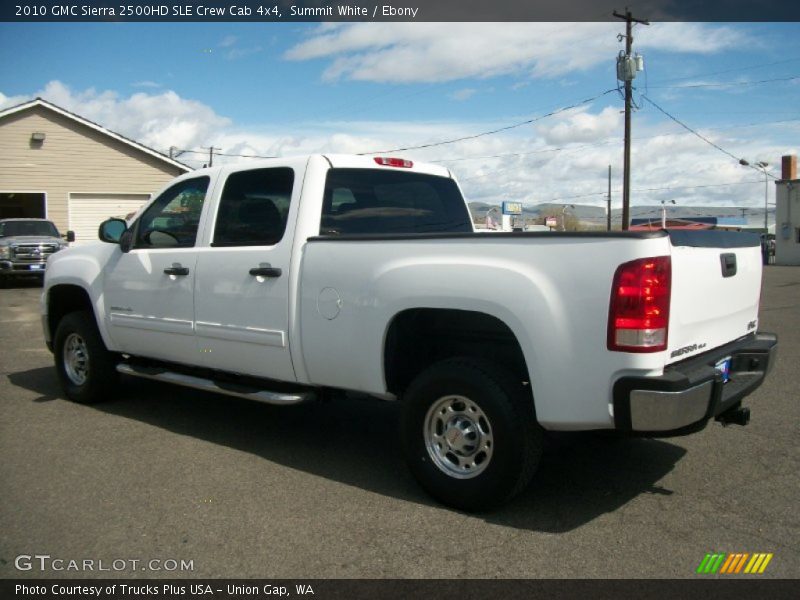 Summit White / Ebony 2010 GMC Sierra 2500HD SLE Crew Cab 4x4