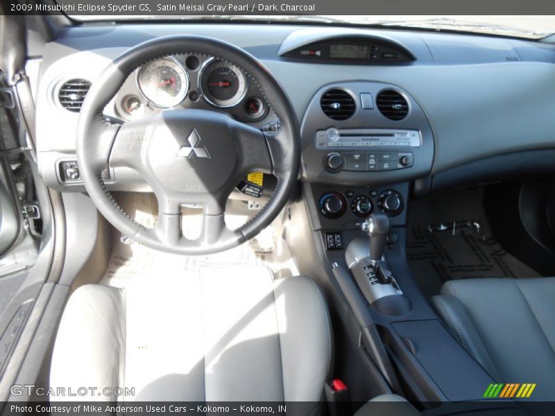Satin Meisai Gray Pearl / Dark Charcoal 2009 Mitsubishi Eclipse Spyder GS