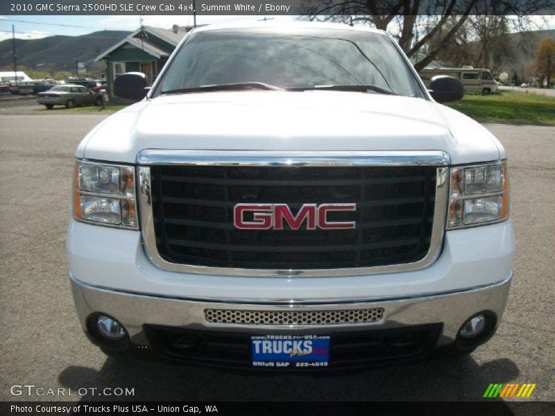 Summit White / Ebony 2010 GMC Sierra 2500HD SLE Crew Cab 4x4