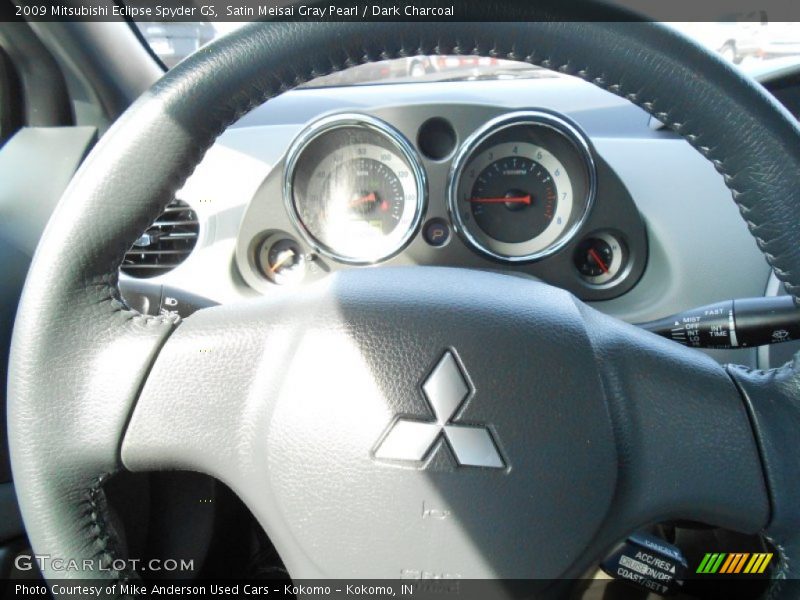 Satin Meisai Gray Pearl / Dark Charcoal 2009 Mitsubishi Eclipse Spyder GS