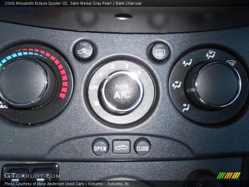 Satin Meisai Gray Pearl / Dark Charcoal 2009 Mitsubishi Eclipse Spyder GS