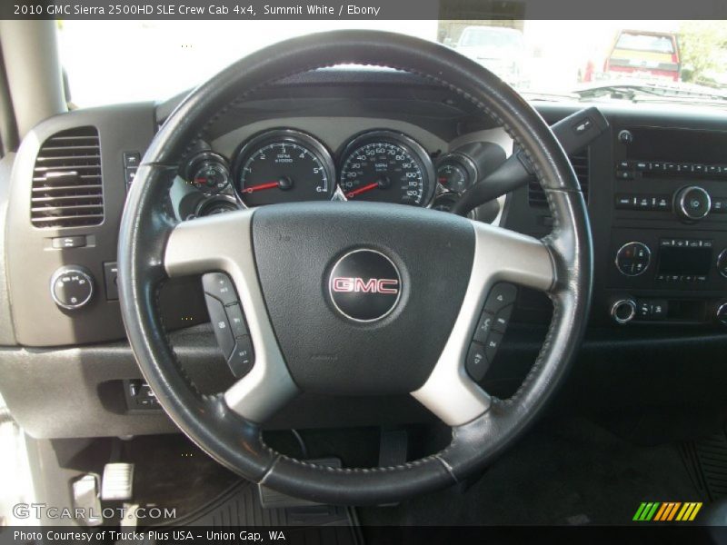 Summit White / Ebony 2010 GMC Sierra 2500HD SLE Crew Cab 4x4