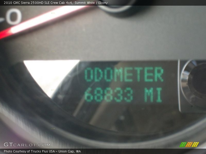 Summit White / Ebony 2010 GMC Sierra 2500HD SLE Crew Cab 4x4