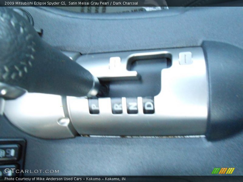 Satin Meisai Gray Pearl / Dark Charcoal 2009 Mitsubishi Eclipse Spyder GS