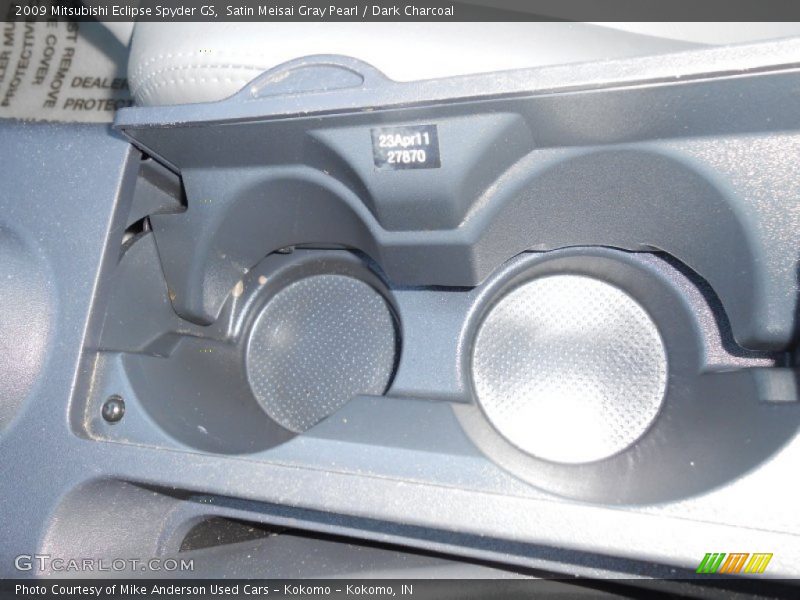 Satin Meisai Gray Pearl / Dark Charcoal 2009 Mitsubishi Eclipse Spyder GS