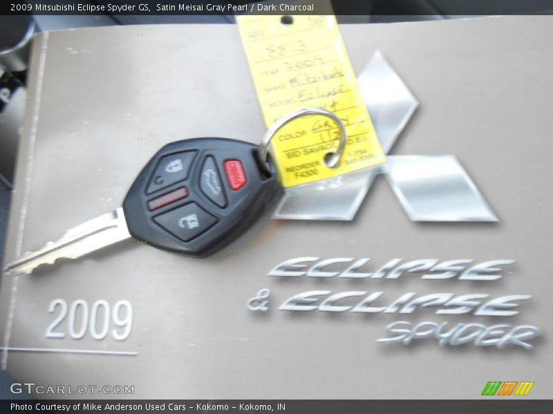 Satin Meisai Gray Pearl / Dark Charcoal 2009 Mitsubishi Eclipse Spyder GS