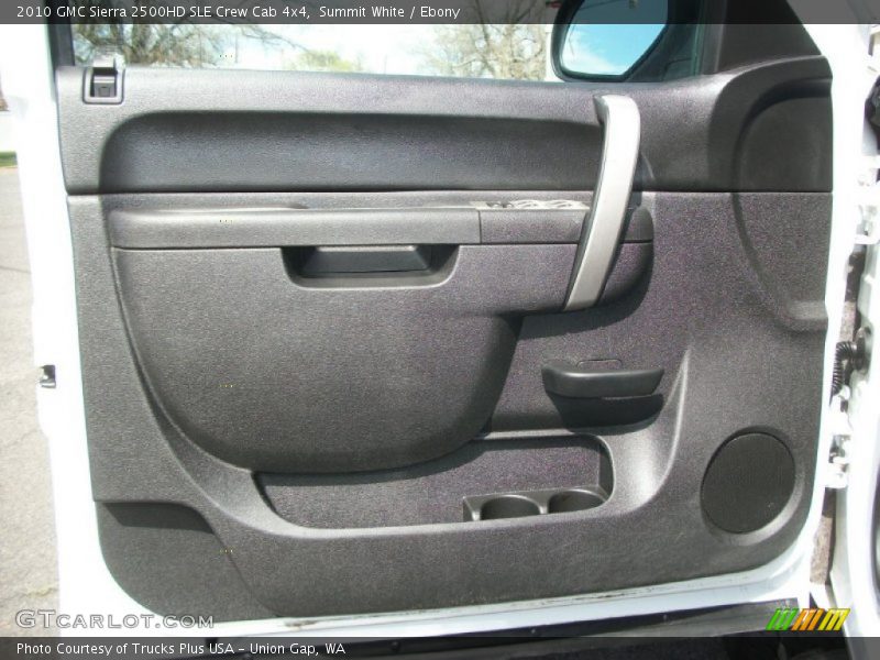 Summit White / Ebony 2010 GMC Sierra 2500HD SLE Crew Cab 4x4