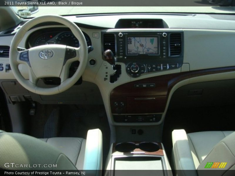 Black / Bisque 2011 Toyota Sienna XLE AWD