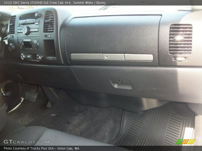Summit White / Ebony 2010 GMC Sierra 2500HD SLE Crew Cab 4x4