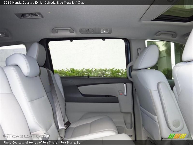 Celestial Blue Metallic / Gray 2013 Honda Odyssey EX-L