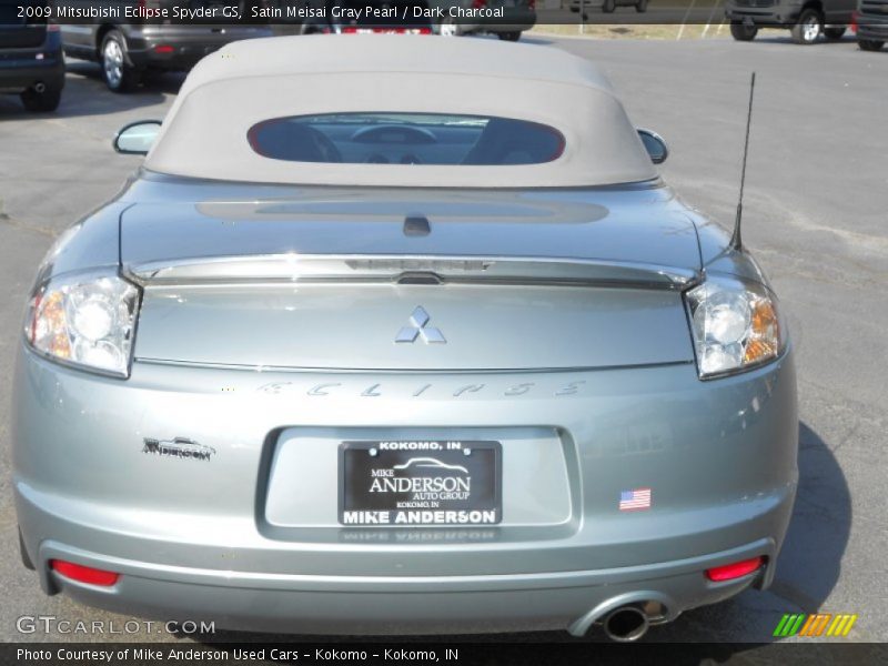 Satin Meisai Gray Pearl / Dark Charcoal 2009 Mitsubishi Eclipse Spyder GS