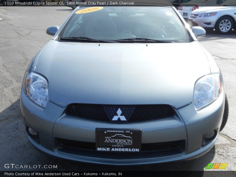 Satin Meisai Gray Pearl / Dark Charcoal 2009 Mitsubishi Eclipse Spyder GS