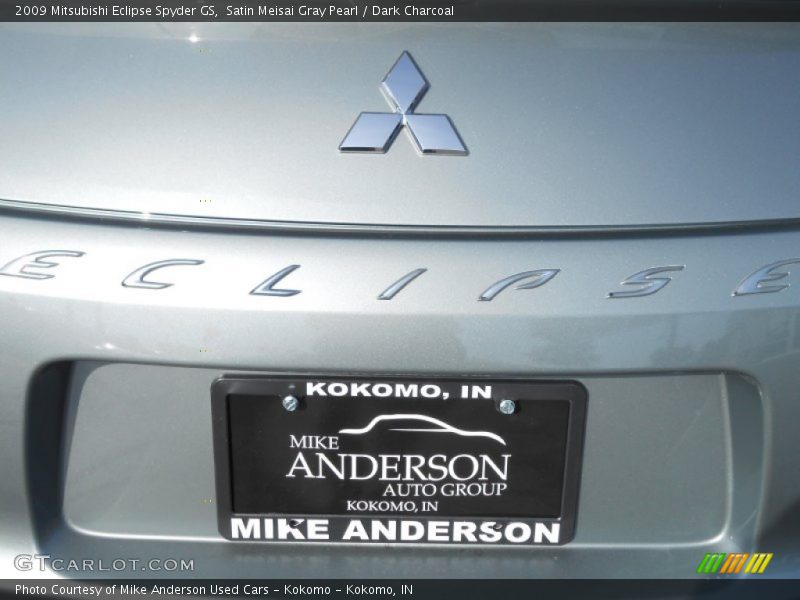 Satin Meisai Gray Pearl / Dark Charcoal 2009 Mitsubishi Eclipse Spyder GS