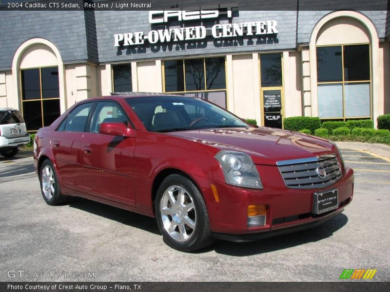 Red Line / Light Neutral 2004 Cadillac CTS Sedan