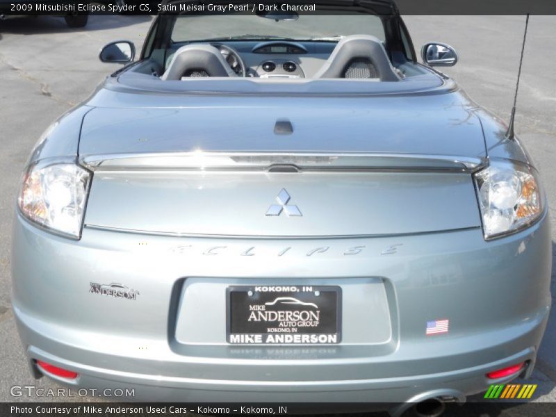 Satin Meisai Gray Pearl / Dark Charcoal 2009 Mitsubishi Eclipse Spyder GS