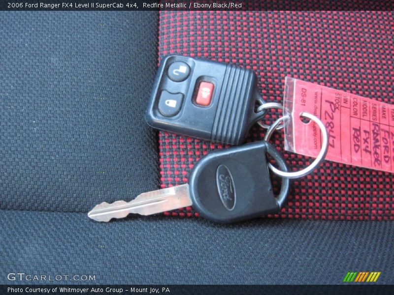 Keys of 2006 Ranger FX4 Level II SuperCab 4x4
