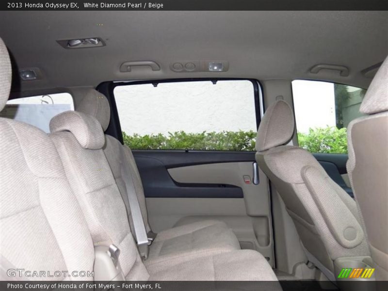 White Diamond Pearl / Beige 2013 Honda Odyssey EX