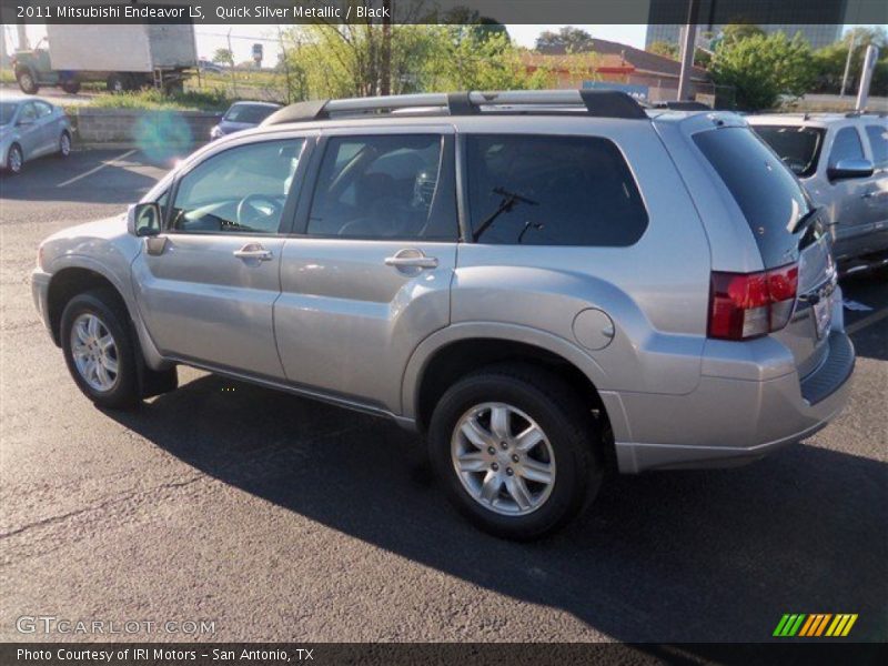 Quick Silver Metallic / Black 2011 Mitsubishi Endeavor LS
