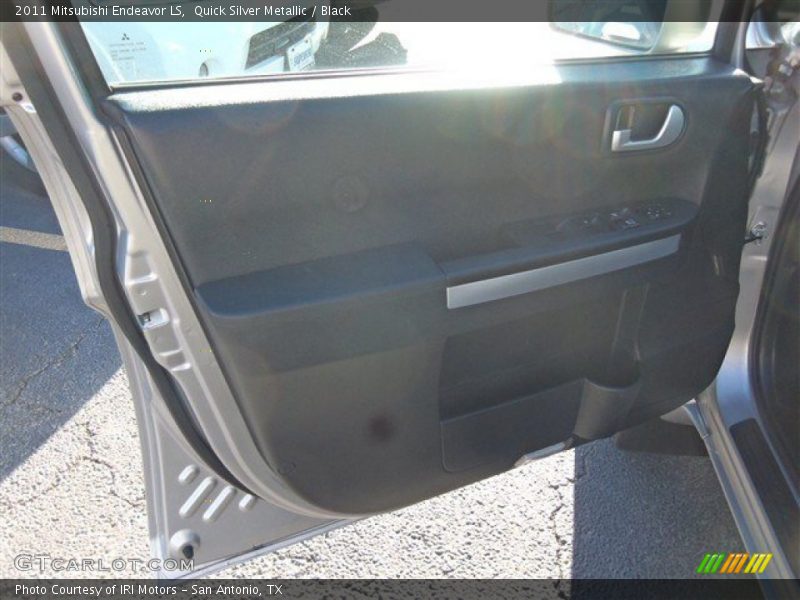 Quick Silver Metallic / Black 2011 Mitsubishi Endeavor LS
